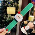Christmas Plush Pop Cute Cartoon Doll Couple Small Gift Bracelet - # Gold Hat Santa Claus (Ring Pop) MegaBDM