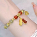 Day To Give Mom Chinese Good-looking Exquisite National Style White Bracelet - [Green Peanut Bracelet]] MegaBDM