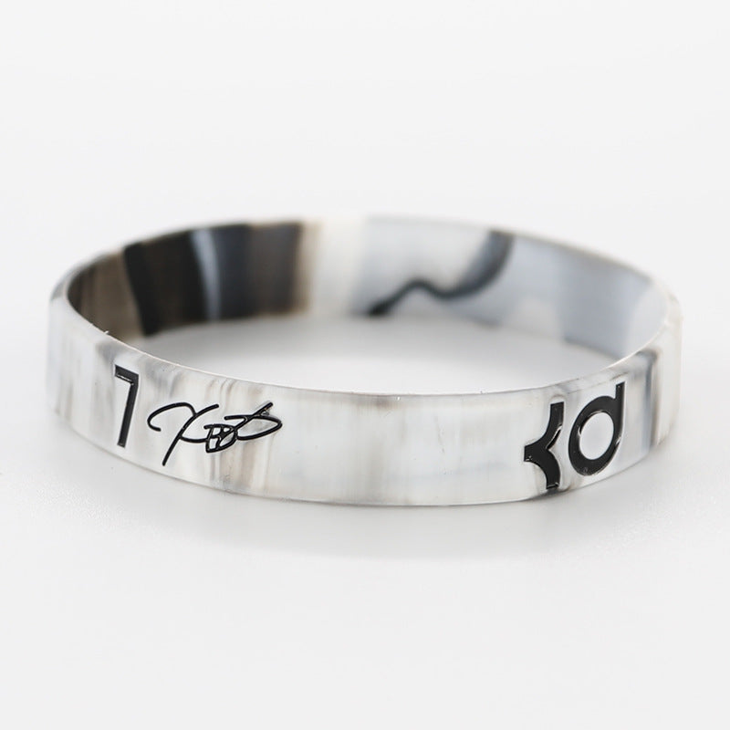 Star Black Mamba James Curry Letter Bracelet - B- Durant-Camouflage MegaBDM