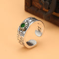 Hop Trendy East Gate Simple Fashion Retro With Rings - Eye Lvzuan / Adjustable Opening MegaBDM