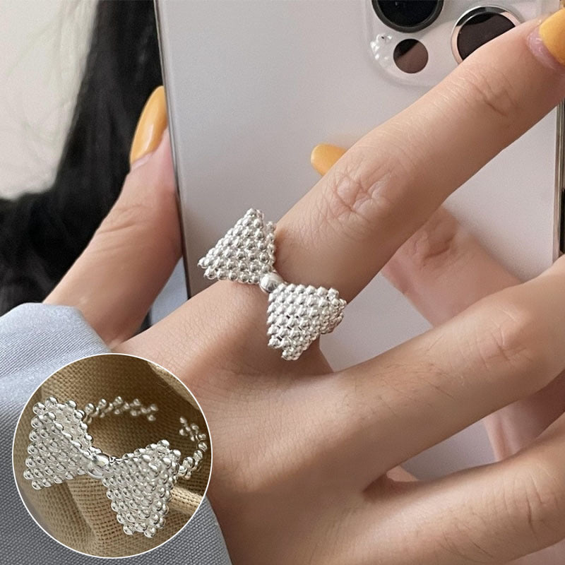 Women's Style Temperament Water Drop Retro Stylish Rings - JZ7640 / Adjustable Opening MegaBDM