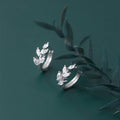 Women's Temperament Lady Branch Ear Clip Artistic Stud Earrings MegaBDM
