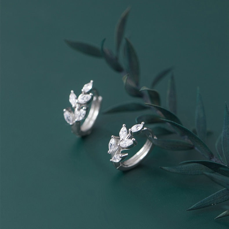 Women's Temperament Lady Branch Ear Clip Artistic Stud Earrings MegaBDM