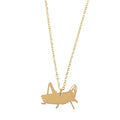 Women's Cartoon Animal Series Personalized Stainless Steel Necklace - Ln1570 Gold MegaBDM