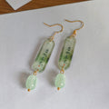 Style National Brass Ear Hook Vintage Court Ethnic Han Clothing Earrings - Earrings 66 MegaBDM