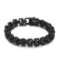 Men's Steel Skull Trendy Unique Stainless Ghost Bracelets - Black KB151740-JX / 22.5cm MegaBDM