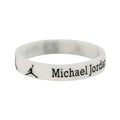 Star Concave Thickened Silicone Kobe James Basketball Bracelet - Jordan-Luminous White MegaBDM