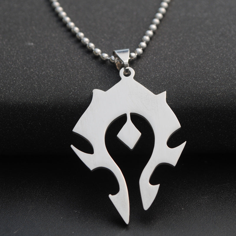 Men's Stainless Korean Style Long Fashion Sweater Pendants - SQ-108 / Pendant without Chain MegaBDM