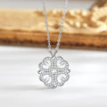 Women's Changeable Heart-shaped Four-leaf Flower Hollow For Fashion Necklace MegaBDM