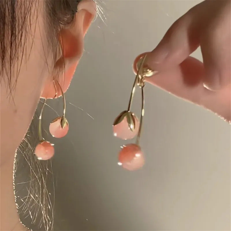 Women's Face For Design Tassel Long Graceful Earrings - 2671 Ear Clip MegaBDM