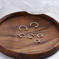 Need To Take Off Cold Wind Circle Stud Earrings MegaBDM