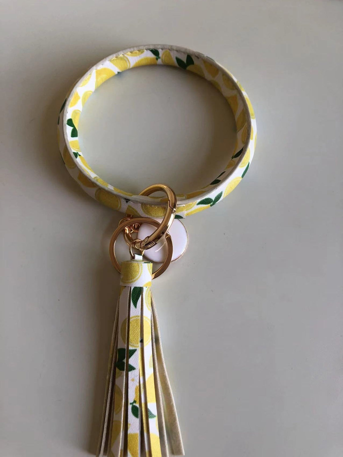 Christmas Pure Leather Key Creative Chain Bracelet - Lemon MegaBDM