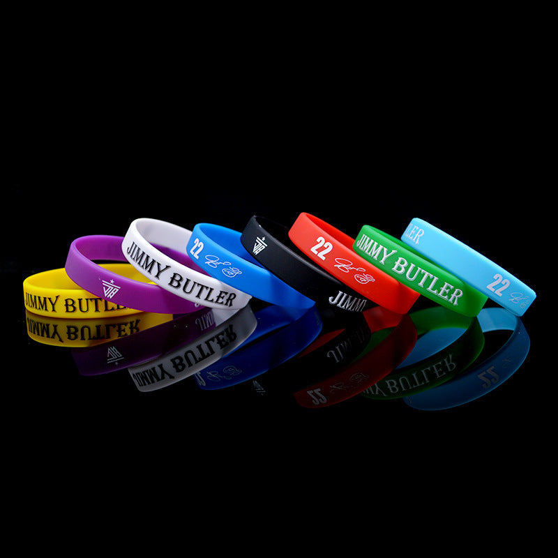 Basketball Sports Durant Silicone For Soccer Bracelets - Butler (Message Color + Quantity) MegaBDM