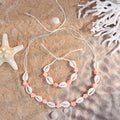 Holiday Ocean Style Cartoon Shell Design Starfish Necklaces - 25040908-2 / Shell Turquoise MegaBDM