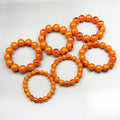 String Of Crafts Prayer Hand Toy Bracelet - Imitation Amber Beeswax Yidianhong Bracelet -- 16mm MegaBDM