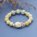 Cute Small Animal Ceramic Color Vintage Little Fresh Design High Bracelet - 12 Little Squirrels MegaBDM