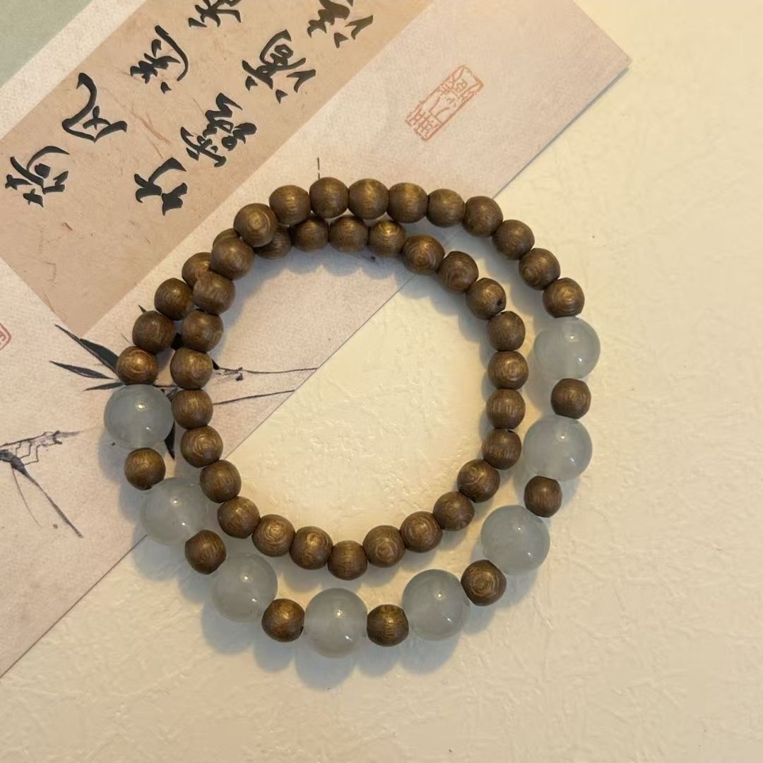 Chinese Style String Twin Multilayer Retro Ethnic Exquisite Beaded Bracelets - Chinese Twin Bracelet #13 MegaBDM