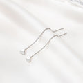 Diamond Butterfly Flower Pearl Graceful Fashionable Long Earrings - E2485-1 MegaBDM