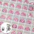 Ear Titanium Alloy Outer Spiral Piercing Stud Earrings - Light Rose Red [223] [One]] / 0.8 Thick 6 Long 4mm Diameter MegaBDM