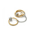 Stainless Steel Couple Buckle Rich Details Display Versatile Personality Ring - Gold / No. 6 MegaBDM