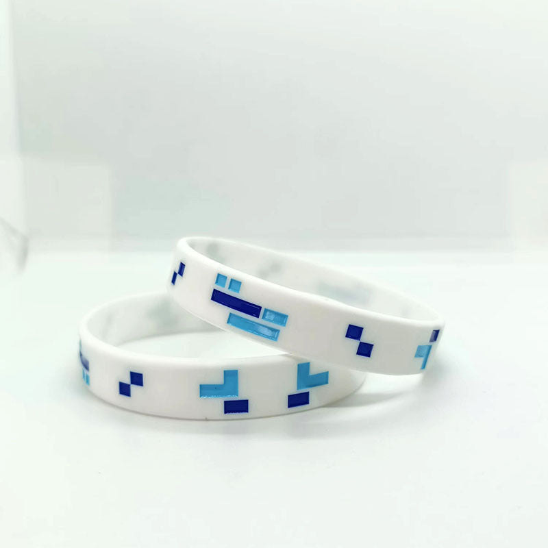 Wars Theme Silicone Sports Party My Bracelet - White MegaBDM