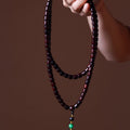 Women's & Men's Live Zambia Ebony Barrel Beads Rosary Bracelets MegaBDM
