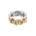 Men's Fashion Titanium Steel Lady Couple Strap Gold Hip Ring - Golden (8mm Wide) / No. 6 MegaBDM