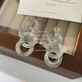 Trendy Cool Incense Modelling Small Sier Needle Mosquito Rings - Mosquito Coil Ear Clip Pairs MegaBDM