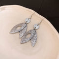 Women's Needle Round Curved Geometric Ear Retro Personalized Temperamental Light Luxury Earrings - 53# Silver Needle-Silver MegaBDM