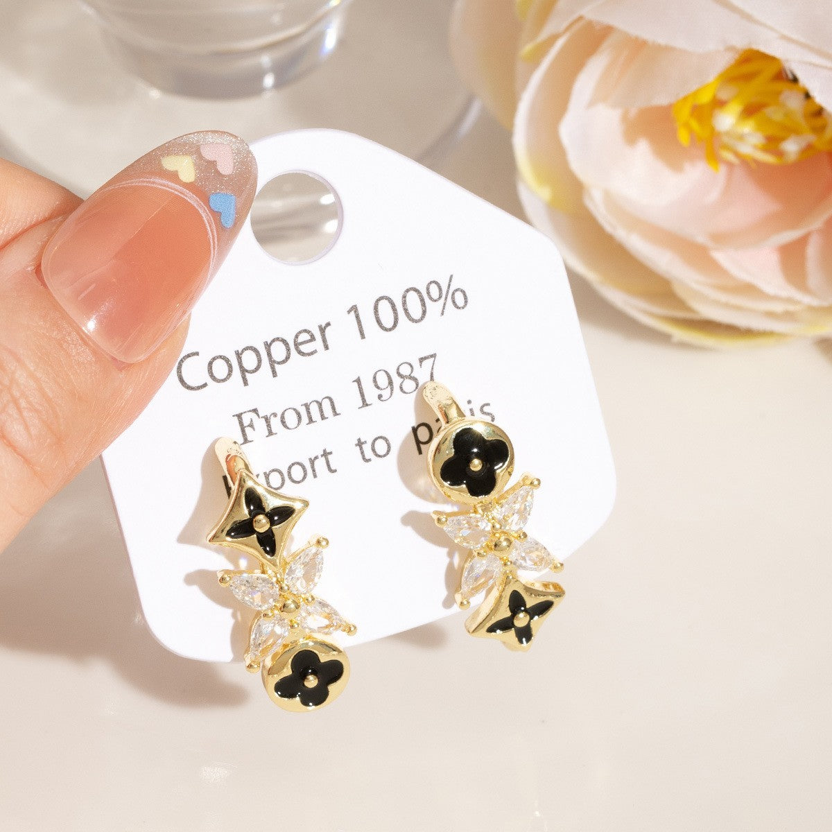 Women's Festive Classic Elegant Wild Fashion Temperament Drip Glazed Rings - R MegaBDM
