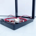 Cat Obsidian Strawberry Female Lucky Beads Woven Couple Girlfriends Bracelet - Hello Kitty Carrying Strap [Red] MegaBDM