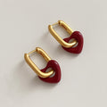 High-grade Light Luxury Peach Ear Clip Frosty Rings MegaBDM
