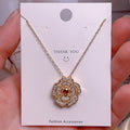 Women's Fashion Simple Love Design Light Luxury Necklace - XL2013 MegaBDM