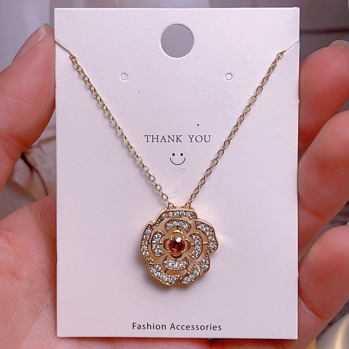 Women's Fashion Simple Love Design Light Luxury Necklace - XL2013 MegaBDM
