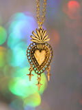 Dark Gothic Fashion Sacred Heart Star Rings - AQ-4294 MegaBDM