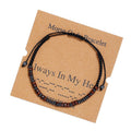 Moss Password Hand-woven Letters Numbers Vintage Bracelets - Always in my heart MegaBDM