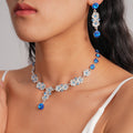 Women's Flower Round Vintage Court Style Light Luxury Clavicle Chain Fashion Necklace MegaBDM