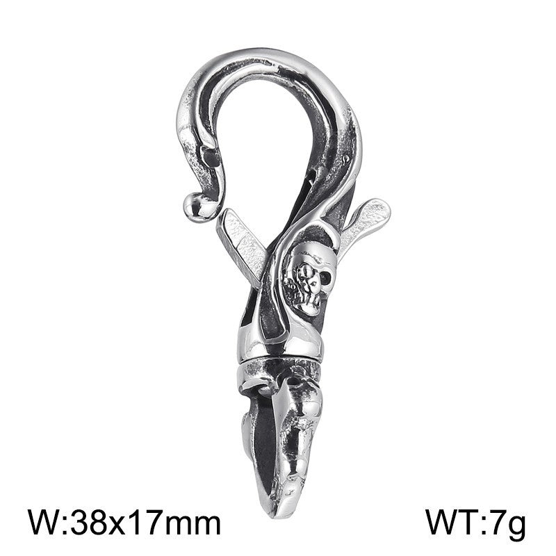 Men's Fashion Personality Skull Stainless Steel Necklaces - [Medium] KY1278-KJX MegaBDM