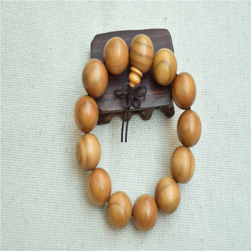 Paint Round Beads Buddha Rosary Peach Bracelets - 1.5 Painted Bracelet MegaBDM