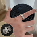 Korean Iti Pony Female Irregular Fashion Graceful Rings - JZ6498 / Adjustable Opening MegaBDM