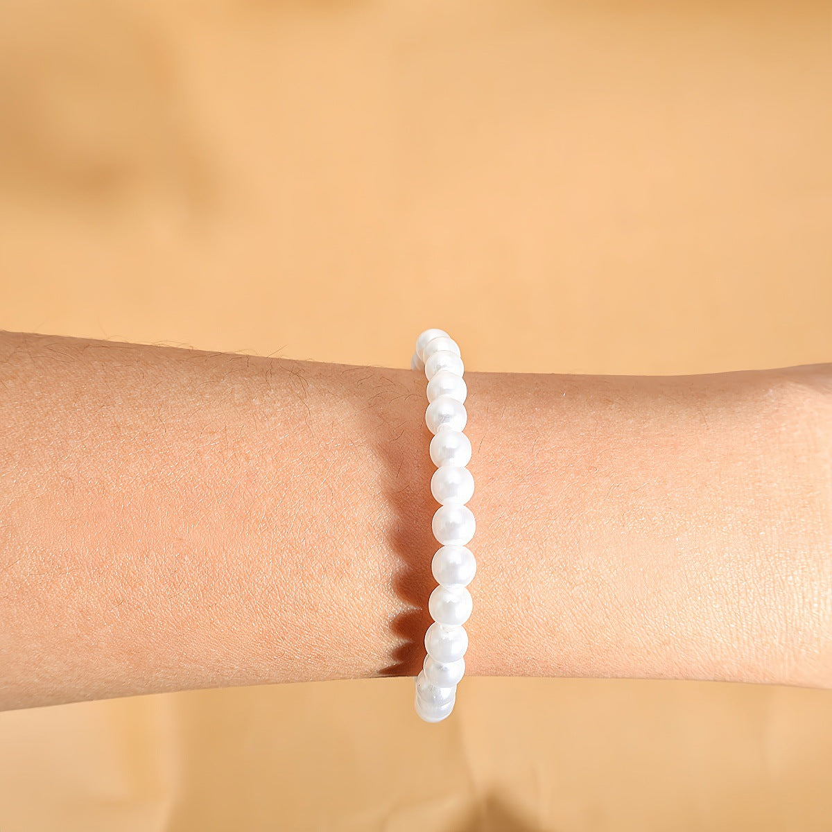 Women's Oversized Pearl Large Particle Round Imitation Elegant Banquet Bracelets - 3 MegaBDM