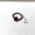 Style Vintage Turquoise Agate Bead Design Light Luxury Pearl Tiger Rings - Yxj1113 Garnet Cinnabar Flower Ring MegaBDM