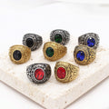 Men's Personality Retro Army Gem For Ring MegaBDM