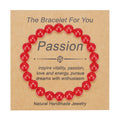 Fashion Natural Stone Tigereye Pink Crystal Bracelet - D2495-1 MegaBDM