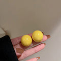 Note Sier Needle Acrylic Stars Summer Earrings - 4# Silver Needle-Yellow MegaBDM