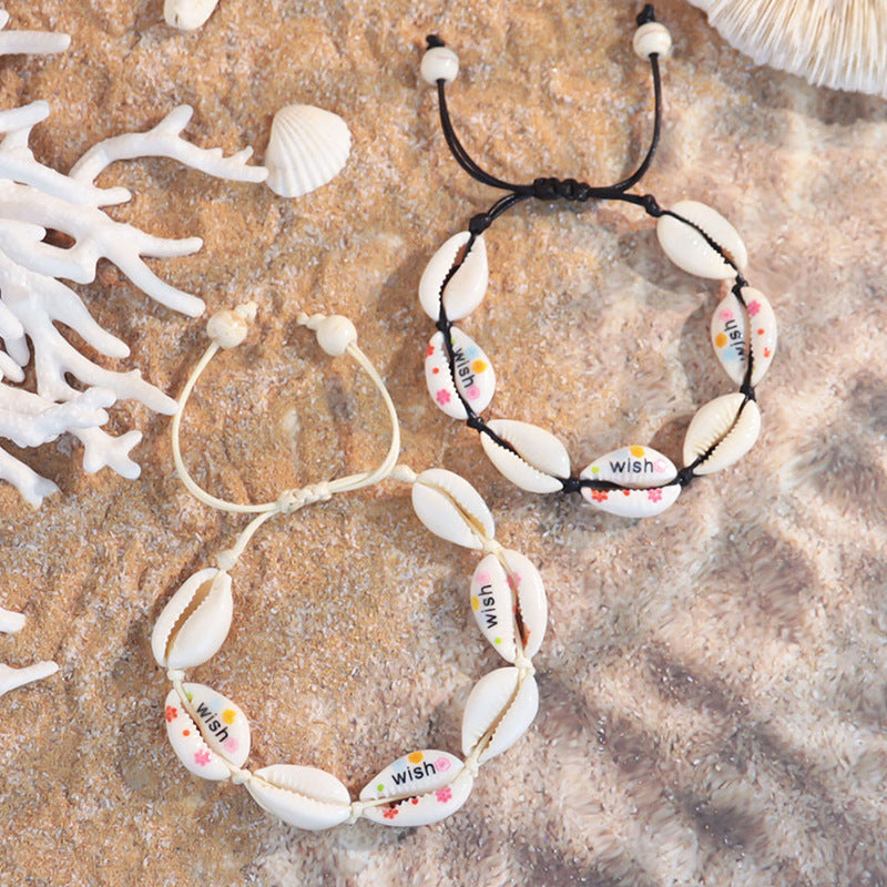 Holiday Ocean Style Cartoon Shell Design Starfish Necklaces - 25040902-2 / Shell Turquoise MegaBDM