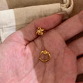 Style Classical Inlaid Zirconium Flower-de-luce Earclip Small Exquisite Unique Beautiful Earrings - Ea2437 Gold MegaBDM