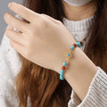 Turquoise Square Ethnic Style Wild Design Bracelet MegaBDM