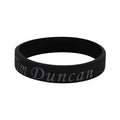 Star Concave Thickened Silicone Kobe James Basketball Bracelet - Duncan-Black MegaBDM
