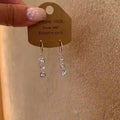 Women's Personality Fashion Trendy Light Luxury High-grade Earrings - 63# Ear Hook-Silver-Tassel MegaBDM